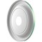 Ekena Millwork Traditional PVC Medallion (Canopies up to 9 1/2"), 16"OD x 3 1/2"ID x 1 3/8"P, Metallic Sea Mist CMP16TRFSM - alternate 5
